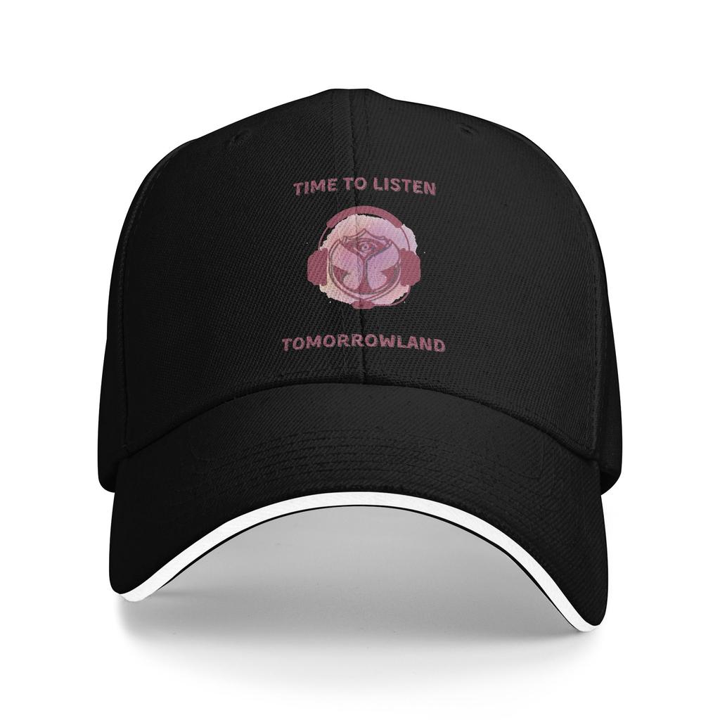 Tomorrowlandd Music Baseball Caps Hip Hop Belgian Electronic Dance Sandwich Cap Unisex Women Adjustable Headwear Outdoor