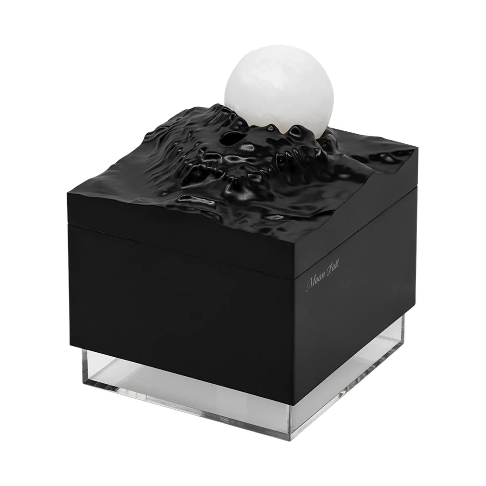 

Moon Fall Humidifier Desktop Humidifier Moon Night Light Decoration one size чёрный