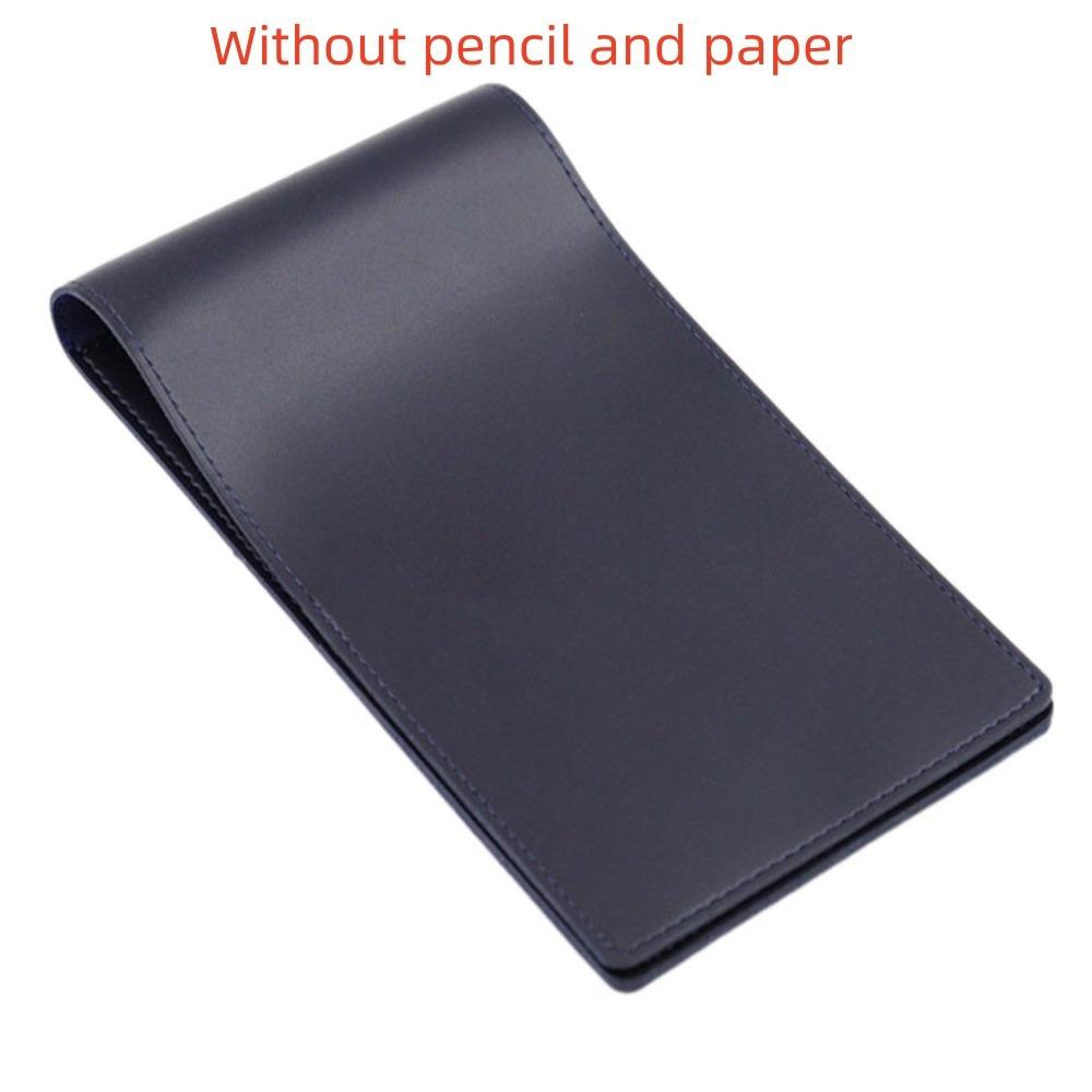 PU Leather Golf Score Book Black Brown Yardage Book Golf Scorecard Holder Compact Lightweight Score Notebook Golf Outdoor Sports 5