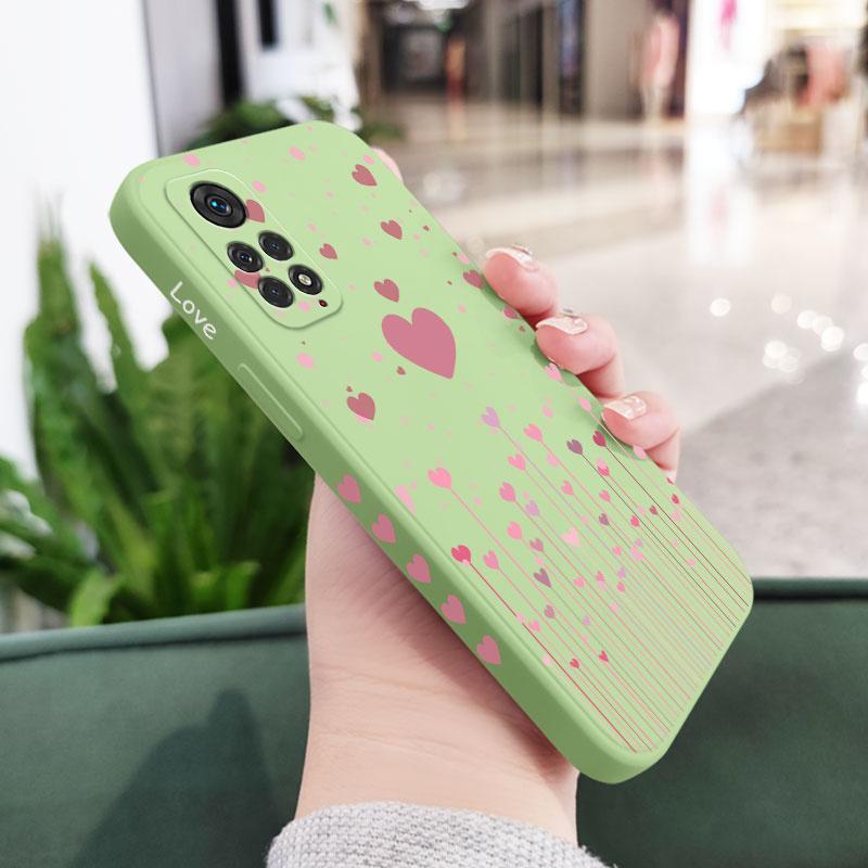 Love Dandelion Phone Case For Xiaomi Redmi Note 15 Pro Plus 4G 5G Silicone Cover Redmi Note 15 Pro 5G светло-зеленый