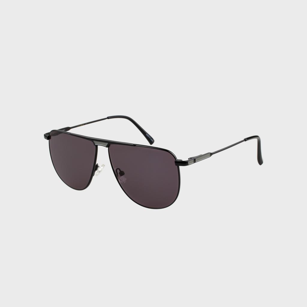 Ilsamsaemem Retro Aviator One-Bridge Tint Photochromic Sunglasses Black
