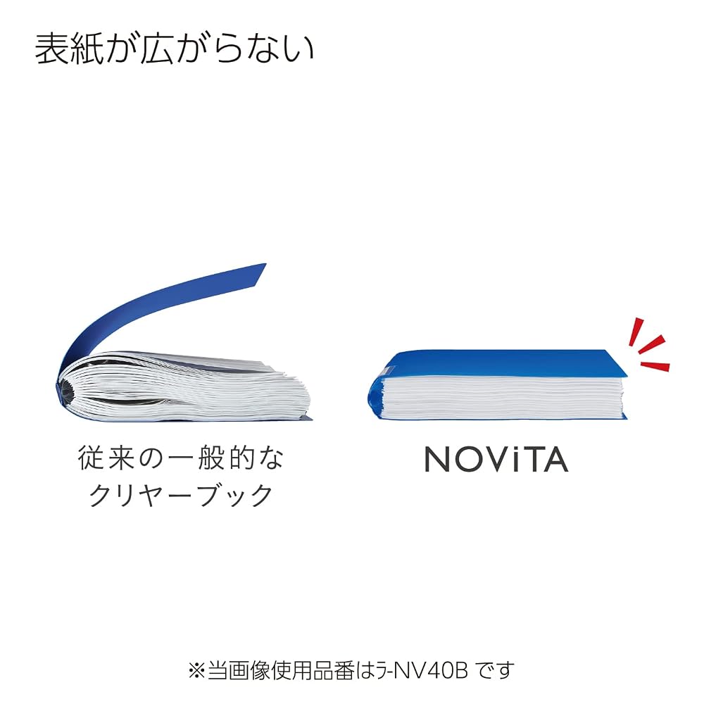 KOKUYO Novita Fixed Clear Book A4 40 Sheets Pink La-NV40P