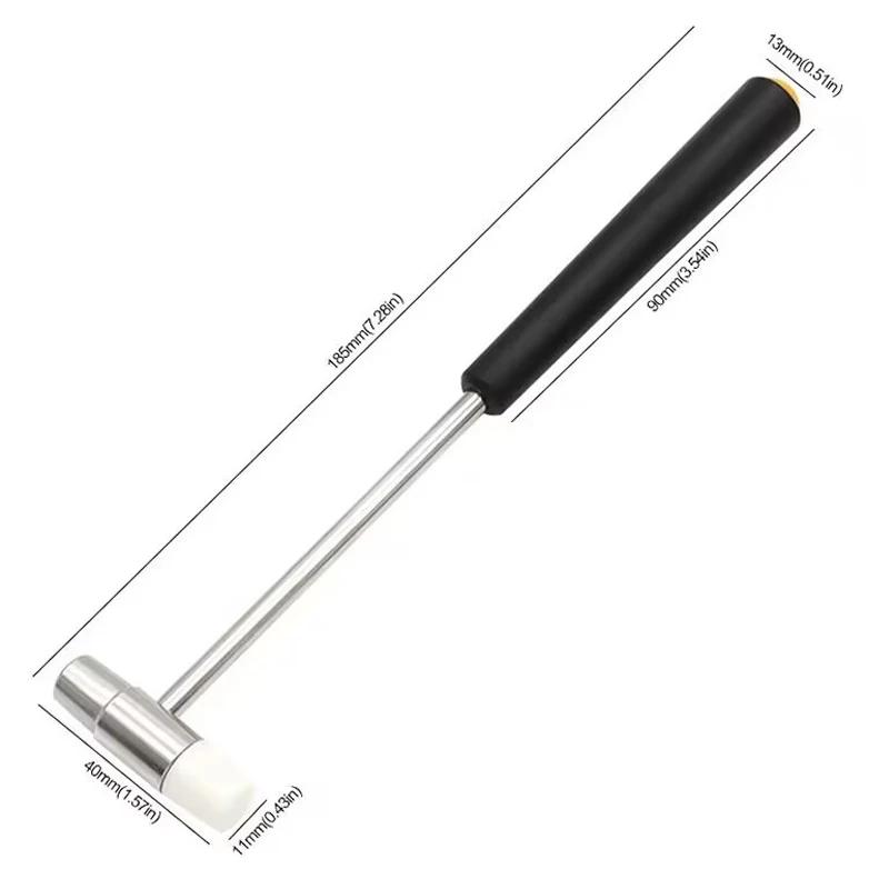 1pc Metal Small Hammers Watch Strap Bracelet Soft And Hard Hammers Repair Tool DIY Watch Accessories Home Maintenance Tools