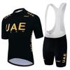 Men's Summer Professional Team Cycling Jersey Cycling Team Short Sleeve Cycling Suit Cycling Top And Bib Shorts  Spongy Pad