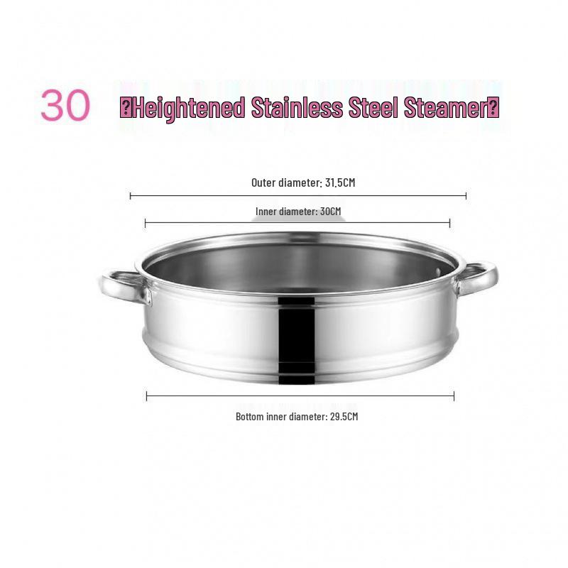 Universal Stainless Steel Steamer Rack & Tray for Electric Hot Pot and Wok