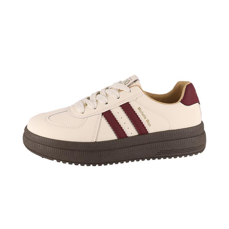 Retro color matching platform German training shoes women's 2025 new fashion versatile comfortable breathable sports and leisure shoes