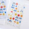 Korean Import BONITO Kawaii Cloud Sun Rain Weather Stickers PVC Scrapbooking Diy Journal Stationery Sticker Gift