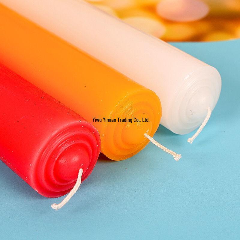 Smokeless Odorless Cylinder Candles for Power Outages, Weddings, Birthdays, New Year, and Decoration