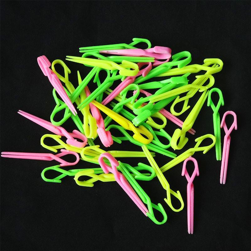 Barbershop Hairdressing Partition and Positioning Clips with Perm Paper for Cold Perms