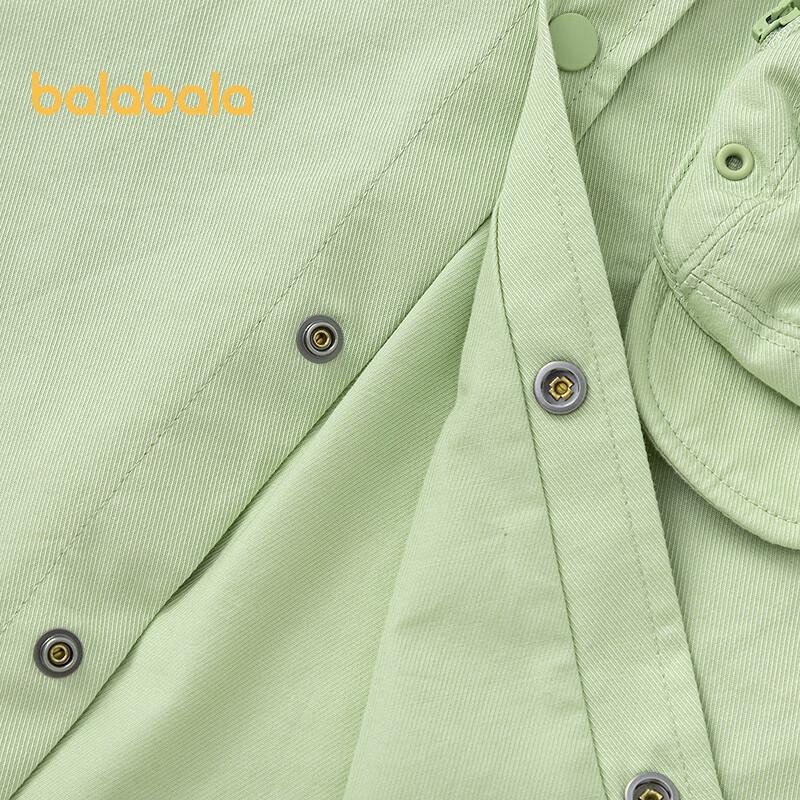 Balabala Boys' Casual Long-Sleeve Shirt