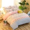 Duvet Cover Set Bed Decoration Bedclothes Beautiful Flowers Pattern Bedding Set 3/4pcs