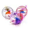 Cat Toy Plush Mouse Metal Cage Interactive Exercise Feather Ball Fun Durable Kitty Play Toy Crinkle Sound Lifelike