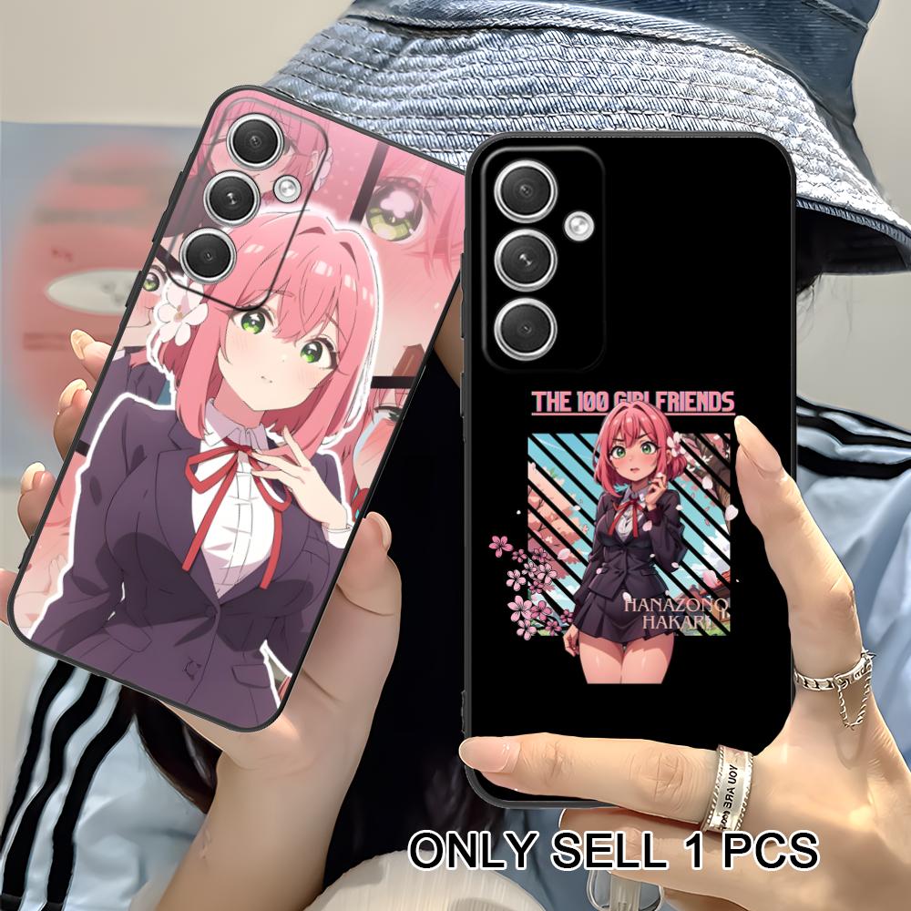 Anime Hakari Hanazono Matte Mobile Phone Case for Samsung Galaxy S26 S25 S24 S23 S22 S21 S20 Note20 Plus FE Ultra Colorful Cover