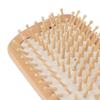 Bamboo Bristles Detangling Paddle Brush Ergonomic Handle Scalp Massage Brush  Blow Drying