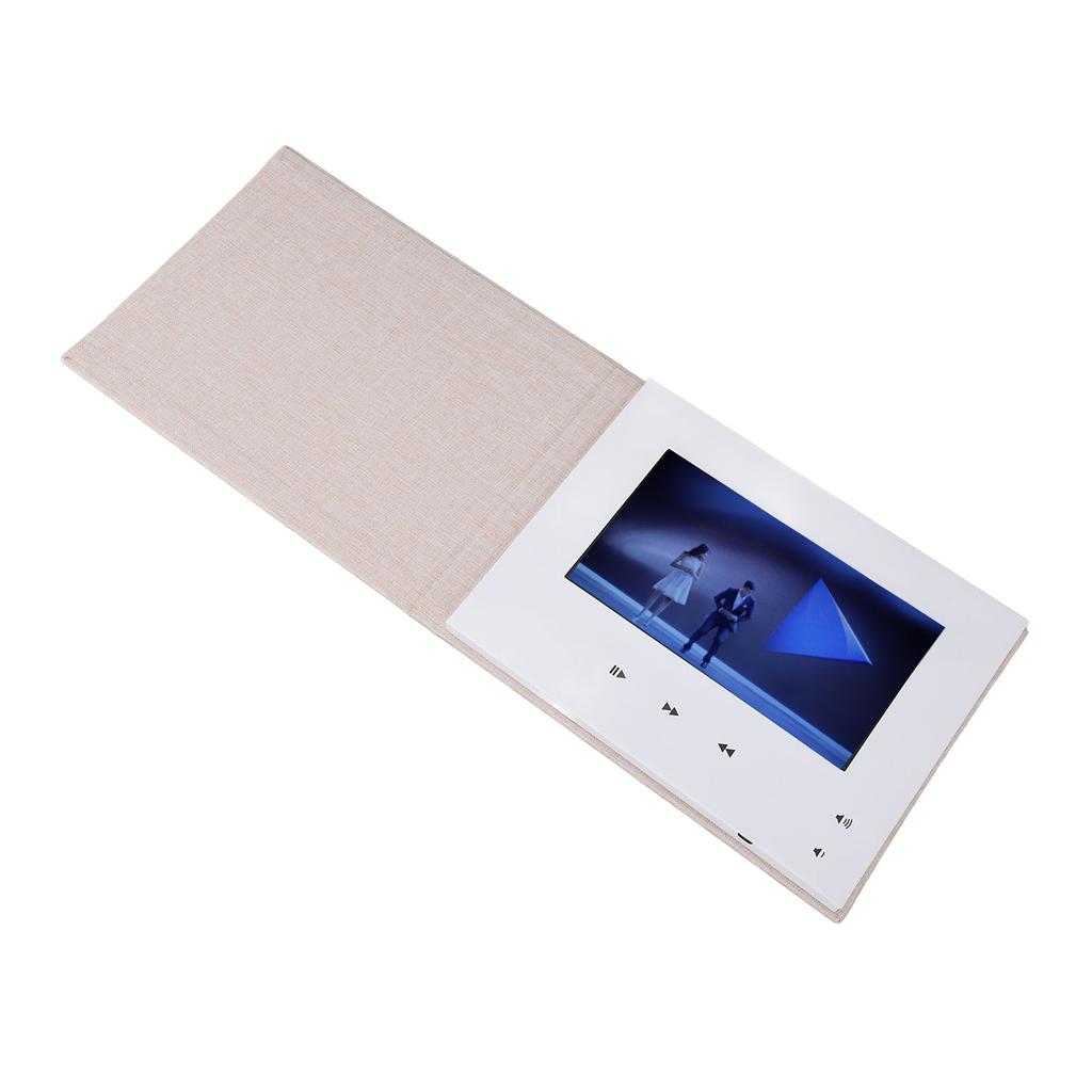 7 Inch Video Greeting Card Video Brochure Electronic Greeting Card with LCD Screen for Birthday