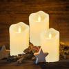 AnnTec LED Candle Lights [Set of 2] LED Candles, USB Rechargeable, Warm Light, Includes Remote Control, Auto-Off Timer, Flickers Like a Real Flame,