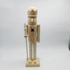 38cm DIY Walnut Cracker King Soldier Ornament - Creative Gift Item