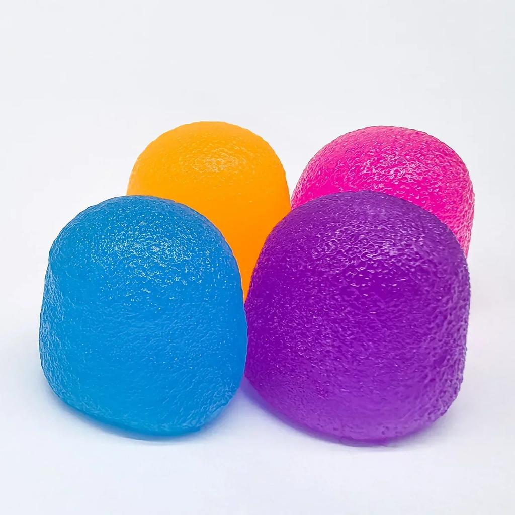 1/4PCS Fun Spongy Stress Toy Colorful Squeezable Hand Fidget Toy Rainbow Ball Toy Relieve Pressure Balls Water Cube