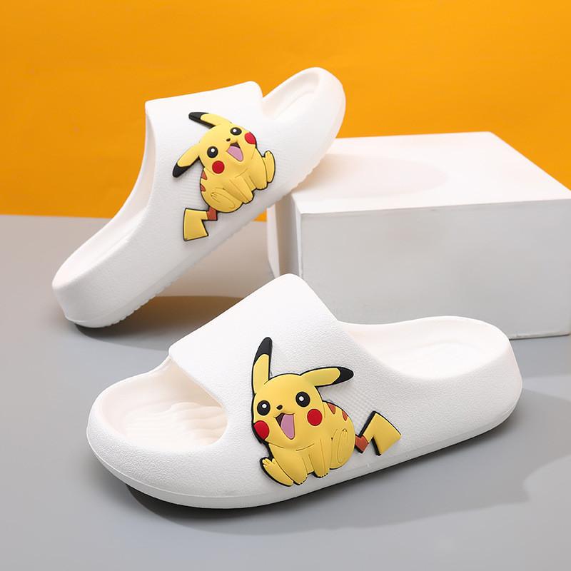 Pikachu Kinder Hausschuhe Stilvolle Sommer-Sandalen für Jungen und Mädchen