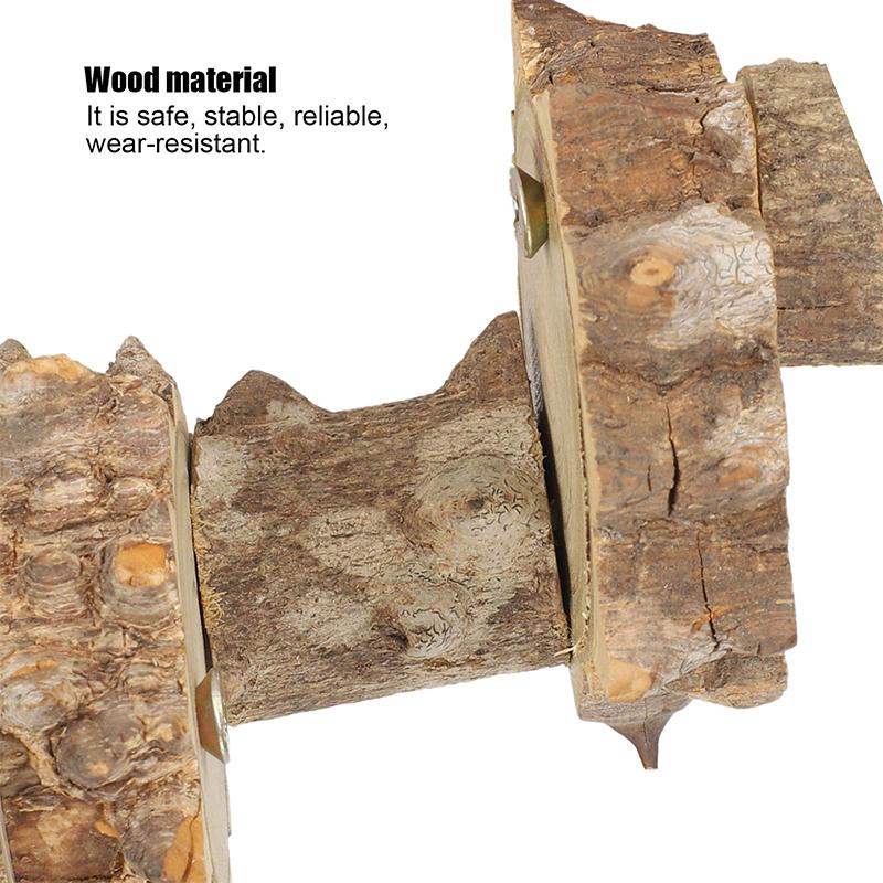 5 * 17CM Bird Toy Supplies Platform Board Sichuan Pepper Wood Nibbling Parrot Toy -1 Piece