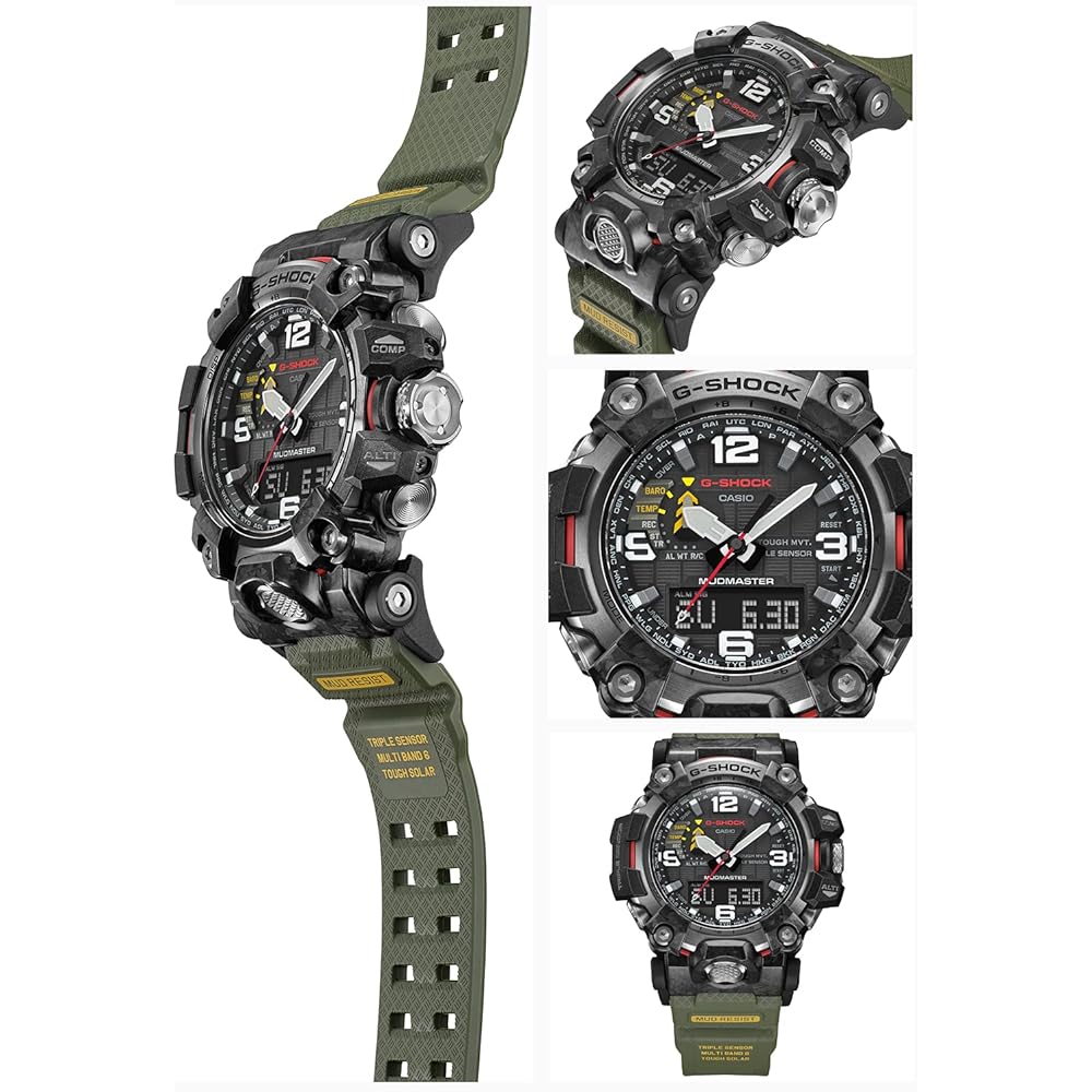 Casio G-Shock Mudmaster GWG-2000-1A3JF Men's Watch Green Solar Radio Control