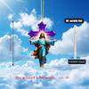 2D Flat Acrylic Jesus Decoration, Indoor and Outdoor Decoration - No Battery/electricity Required, Free Day Decoration, Shop Decoration, Durable Outd