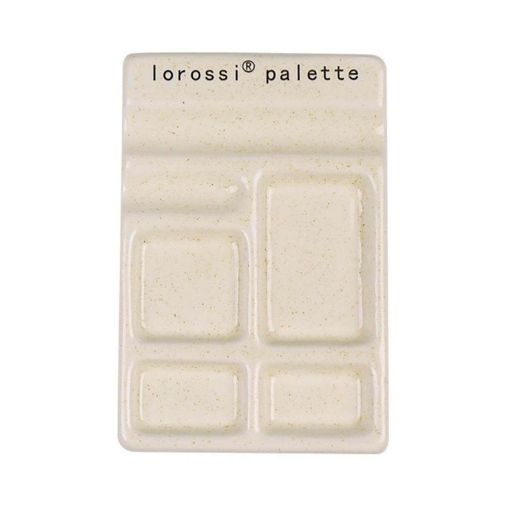 Portable Ceramic Paint Palette Smooth Color Mixing Palette Watercolor Mixing Tray  Makeup Mixing Paint Palette