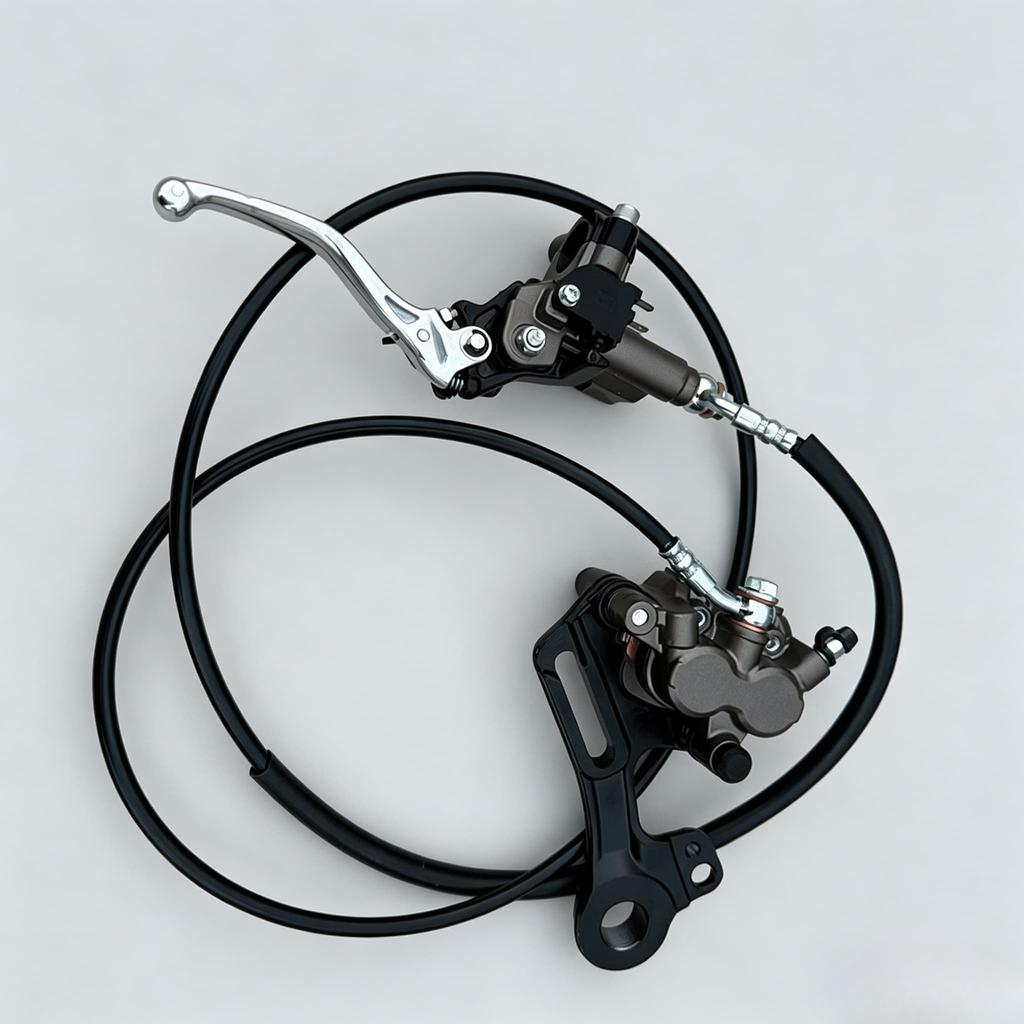 Hydraulic Front Rear Brake Assembly Kit With Caliper Disc Rotor Fit for Surron Ultra Bee Light Bee X Electric Motorcycle