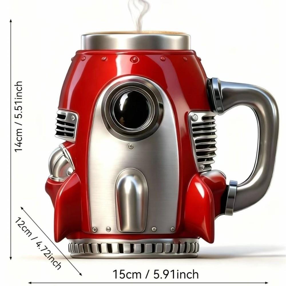 3D Spacecraft Design Spaceship Mug Funny Drinking Cup Unique Water Cup Valentine's Day Gift