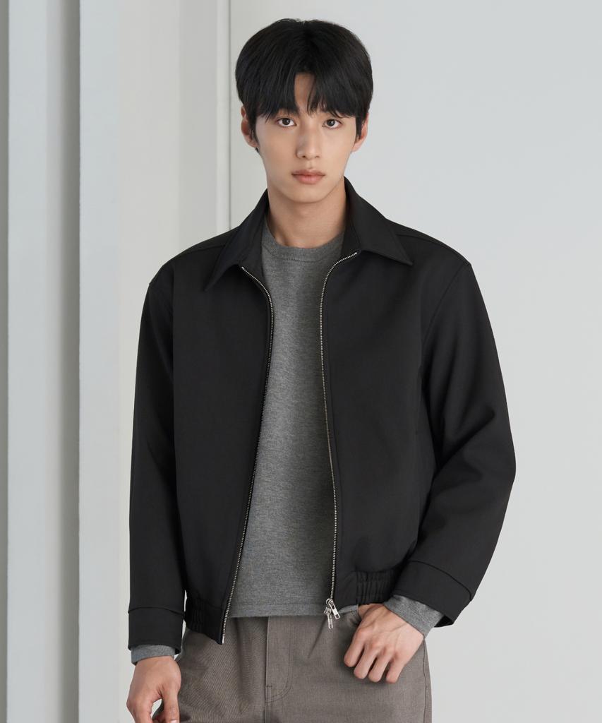 HYOJI 26 Fw Minimal Blouson Crop Jacket (3 Colors)