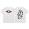 Fit 2026 Shortsleeved Tshirt With Big Logo Featuring A Rabbit The Same Style As Xxxs High Street Lightning Skull Tshirt