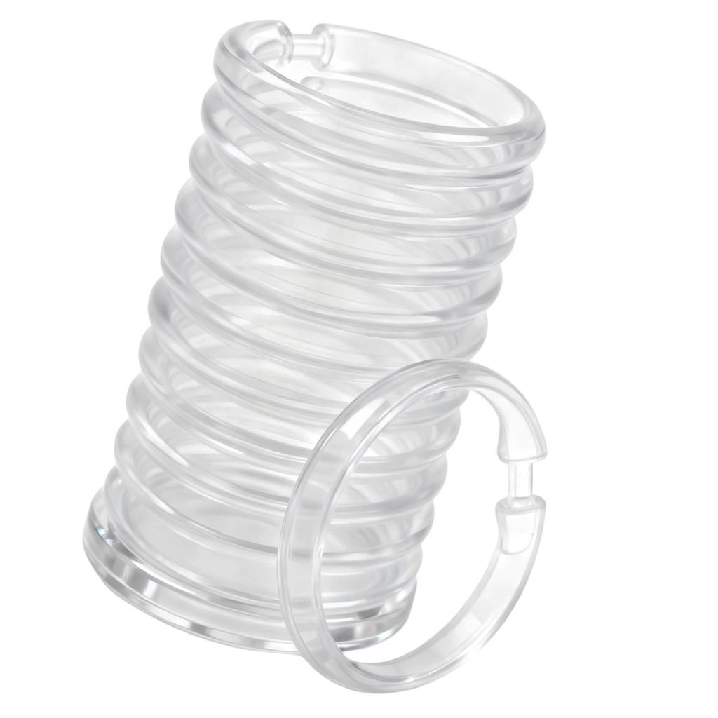 Anelli per Tende da Doccia in Plastica Ganci per Tende Clip per Tenda da Bagno Scivoli Ganci per Tende da Doccia Appendiabiti Accessori da Bagno