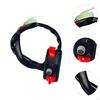 Handlebar Control Switch Start Kill Stop Spare Parts 3 Function Vehicle Flameout for