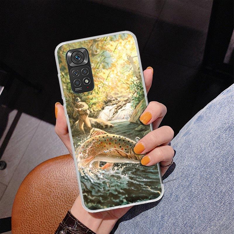 Hunting Fishing Man Phone Case For Xiaomi Redmi Note 15 14 13 12S 12 11 Pro Plus 14S 11S 11E 10 10S 11T 5G Personalized Cover Re