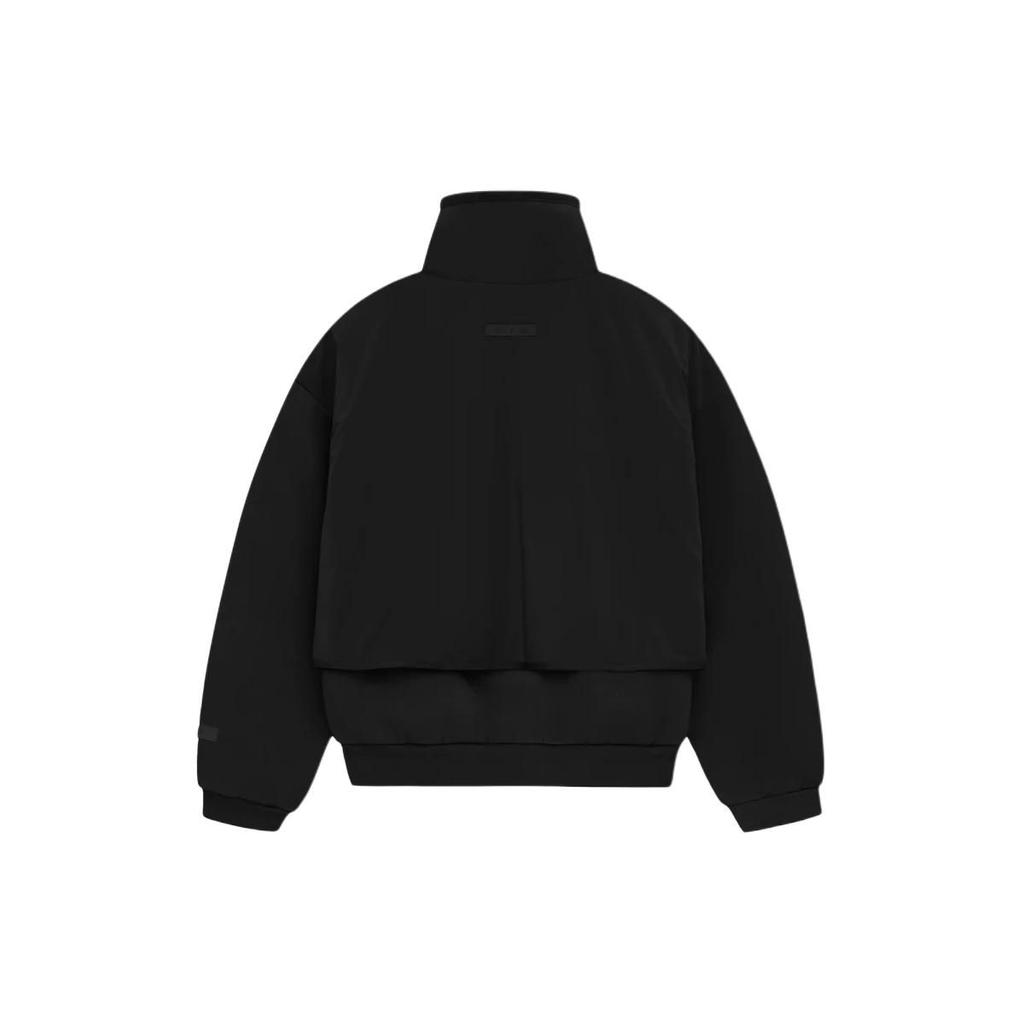 Fear of God Essentials Nylon Fleece Mockneck Sweater Jet Black/Jet Black Men Tops 202SP244304F