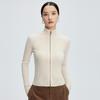 Women's Cashmere Zipper Cardigan: 2024 Autumn/Winter Slim Fit Ribbed Sweater