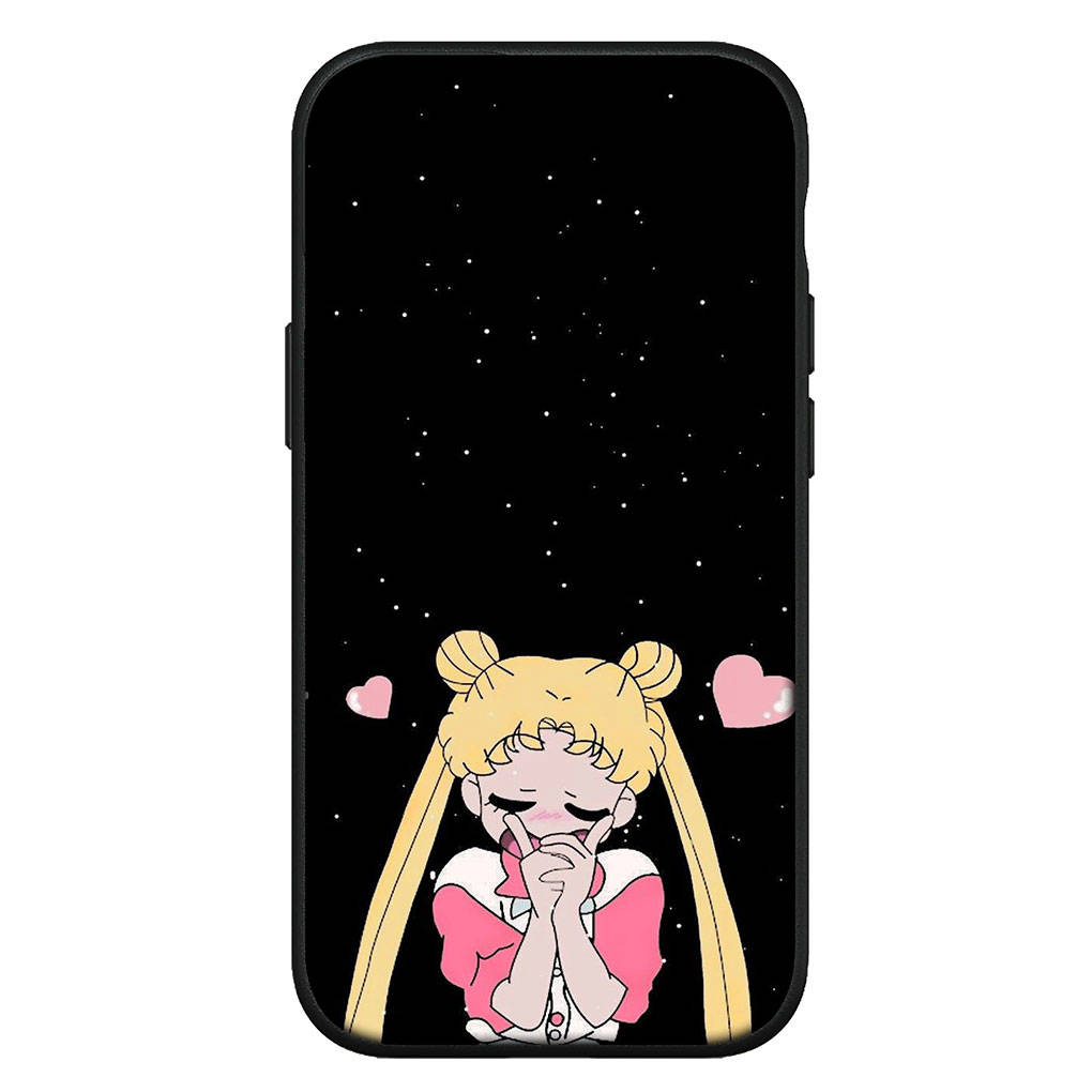 Чохол для iPhone 16 15 Xiaomi Redmi Note 14 13 12 11 Pro Max X 8 16e Samsung Galaxy S25 S24 S23 Moto OPPO Huawei Мультфільм Sailor Comics Moon Phone Case