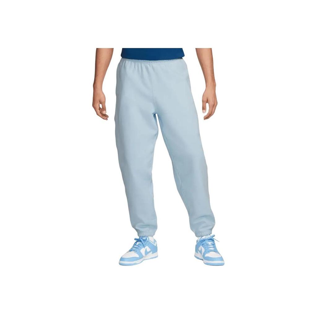 Nike NRG Solo Swoosh Fleece Joggers Celestine Blue Men Streetwear CW5460-441