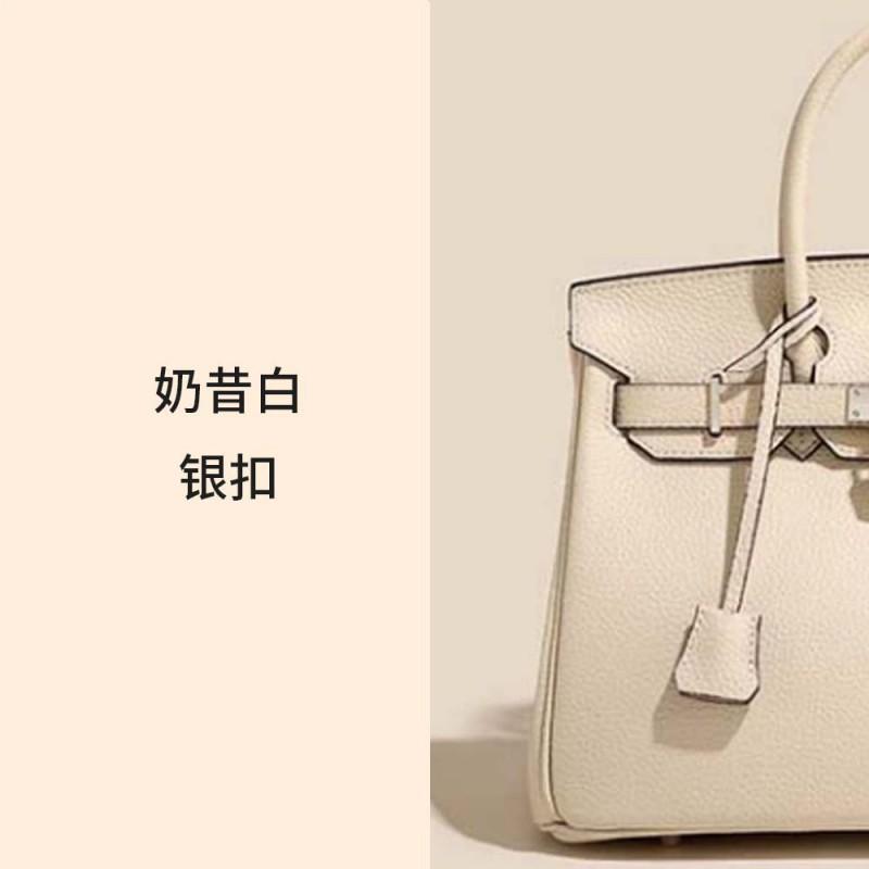 Factory Direct Sales Hit Genuine Leather Women s Bag Platinum Head Layer Cowhide Large-capacity Commuting Single-shoulder Diagonal Handbag 20x10x15cm