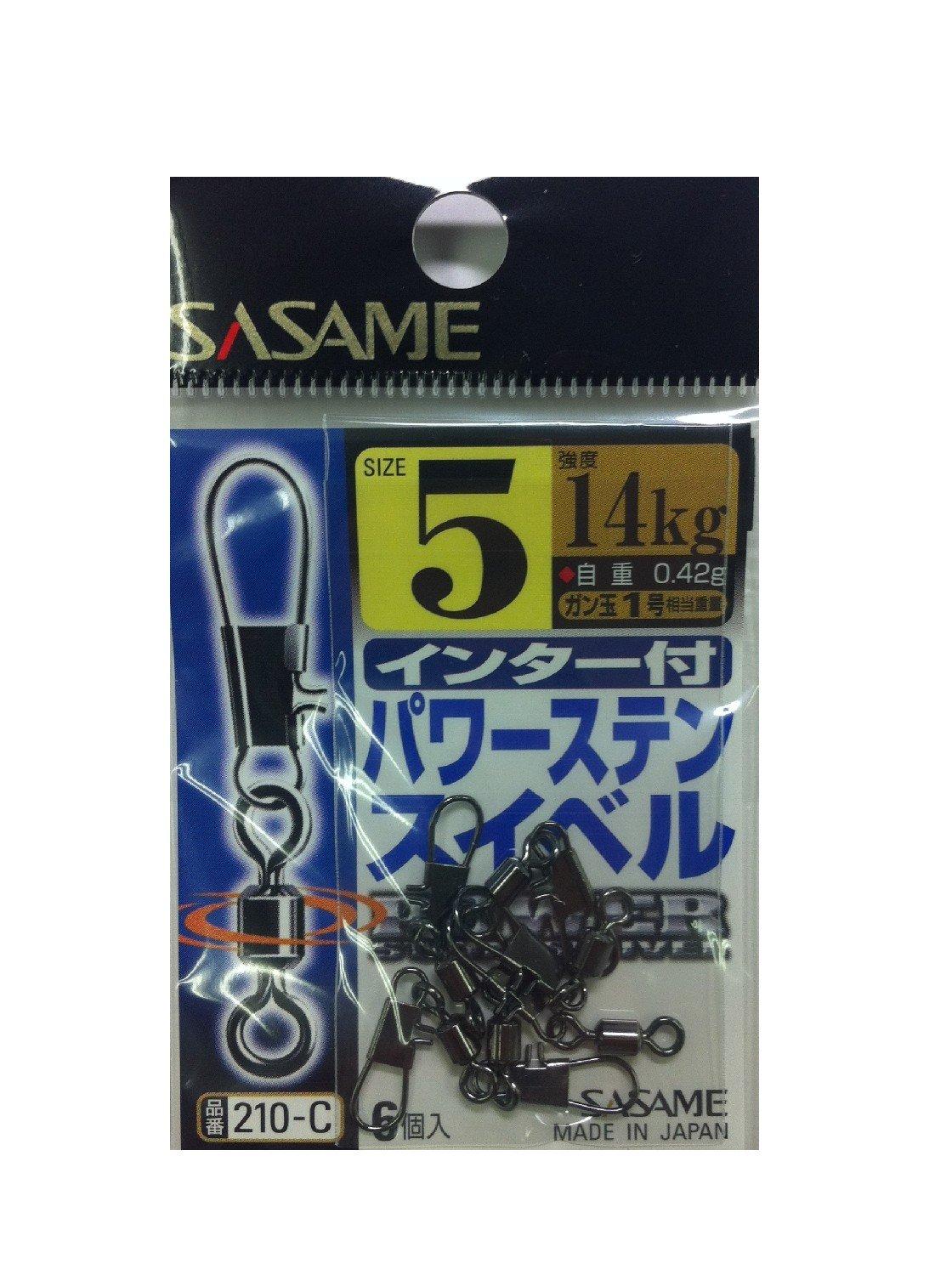 Sasame Needle (SASAME) 210-C Power Stainless Swivel with Interchanger 5 No. 5