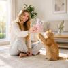 Plush Catnip Cat Toy Durable Soft Squeaky Stuffed Animal Pet Chew Toy for Cats and Kittens Interactive Plush Toy