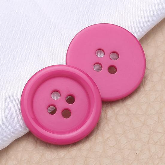 110Pcs Resin Cat Eye Buttons 9mm-30mm Four-Eye Buttons Sewing Accessories DIY Crafting Buttons