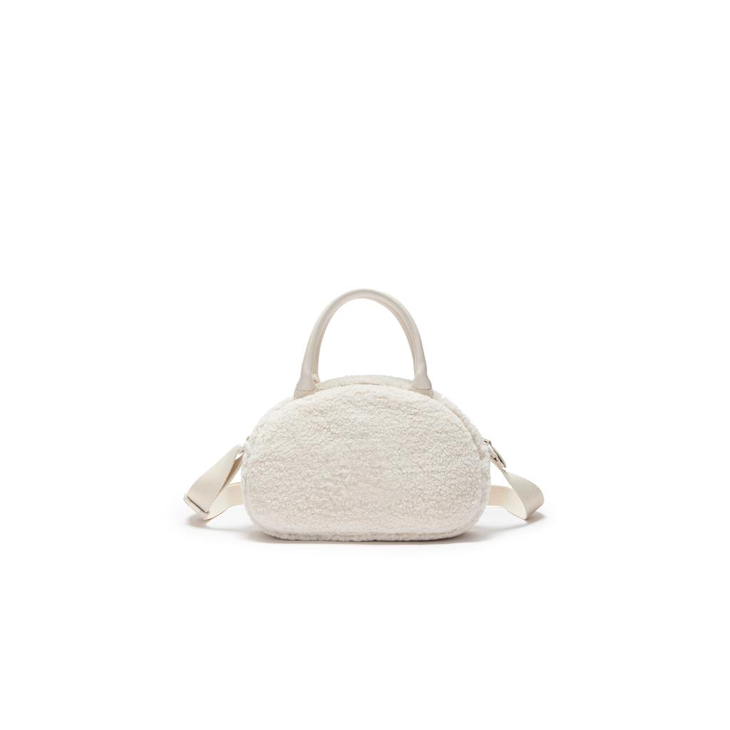 New Lee Fabric With PU Crossbody Bag Regular Women's Ecru LE240097M-903