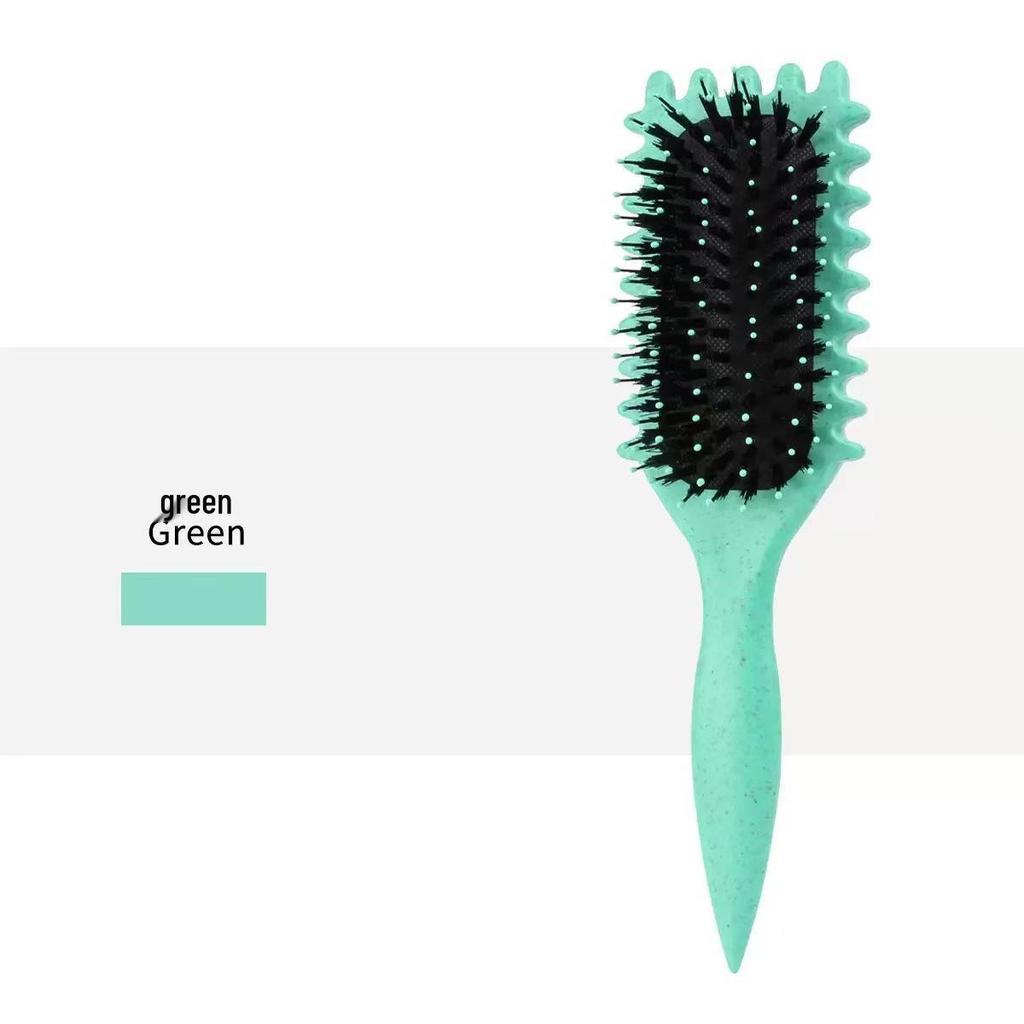 Wheat Straw Curly Styling Comb - Bouncing & Defining Brush, In Stock