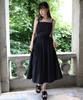 PAUL&ALICE Pleats Camisole Dress / Black