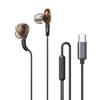 3.5mm Wired Headset Heavy Bass Stereo Earphones Music Earphones Type C Earphones  Mobile Phone