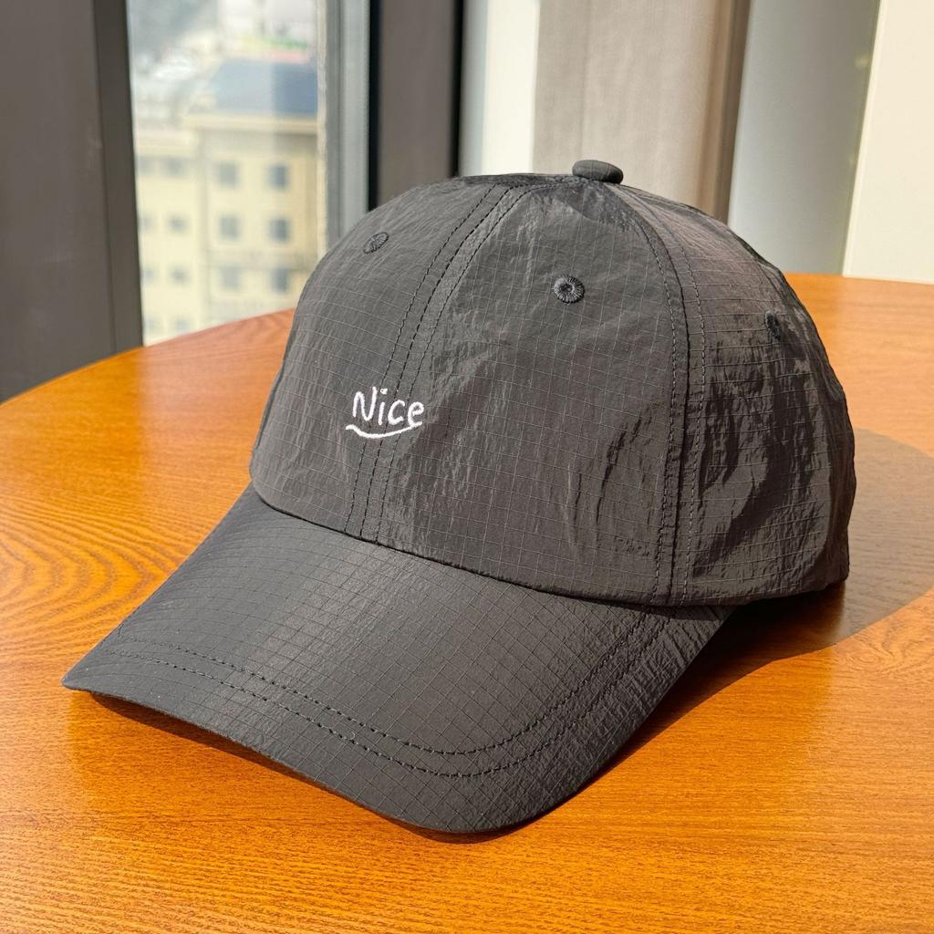 Lightweight 100% Polyester Japanese Style Baseball Cap for Outdoor Activities Quick-Drying & Breathable with Letter Design