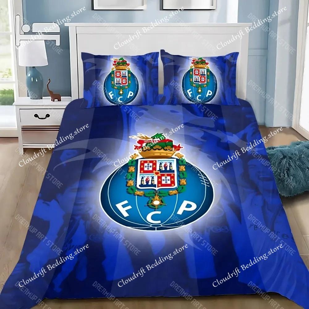 Duvet Cover Pillowcase Bedding Set Football Club FC P-Portos Adult Boy Girl Bedroom Decoration Children Single Double Large Size