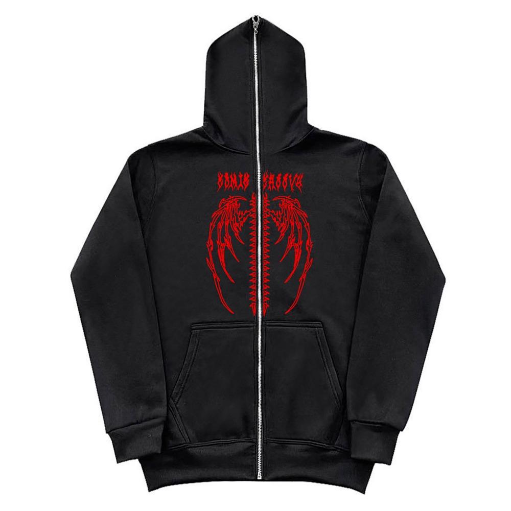 Куртка с капюшоном в стиле ретро Харадзюку — фото 6