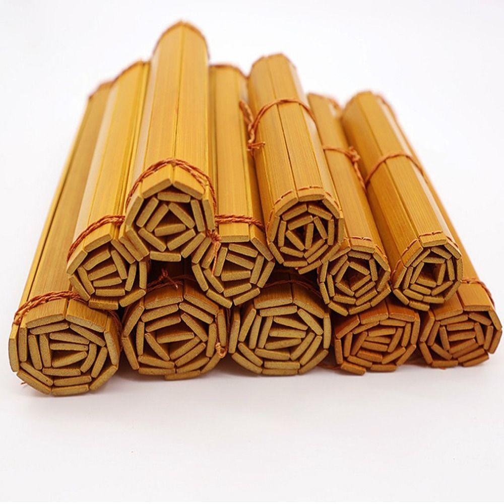 Ancient Style Calligraphy Practice Bamboo Book Creative Bamboo Slips Books Scroll  Study